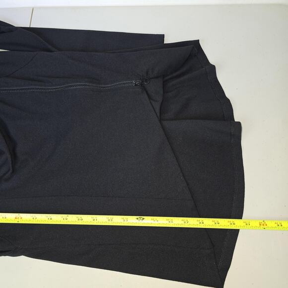 Trybe Jacket Womens Medium Black Asymmetrical Zip Long Sleeve Athleisure Workout - Picture 7 of 9